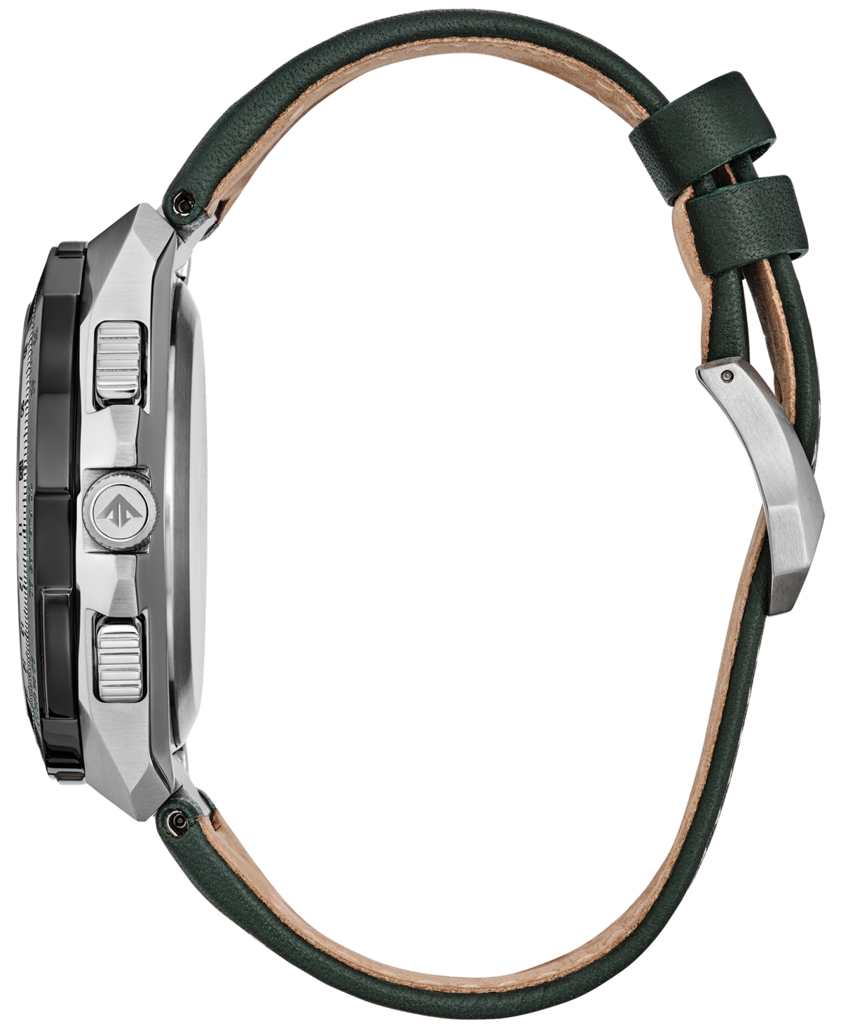 Shop Citizen Eco-drive Men's Chronograph Promaster Skyhawk Green Leather Strap Watch 46mm
