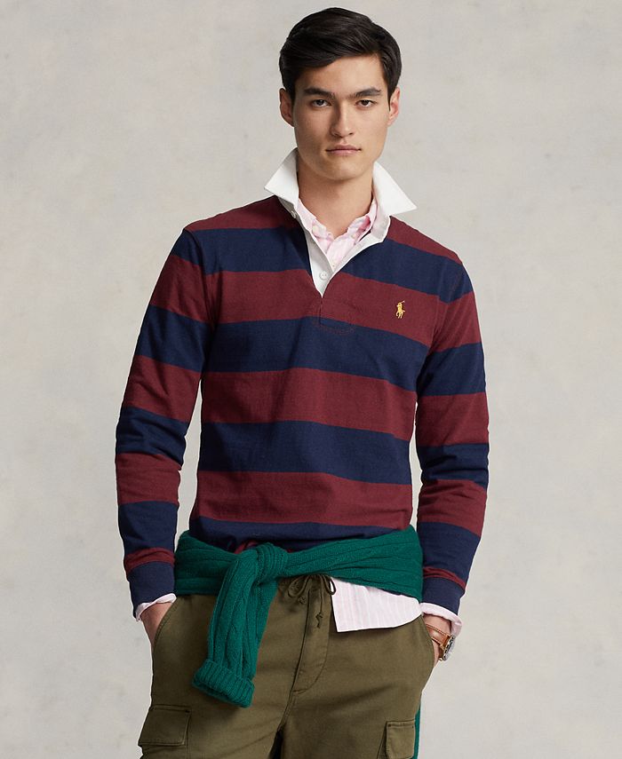 Polo Ralph Lauren Men's The Iconic Cotton Rugby Shirt - Macy's