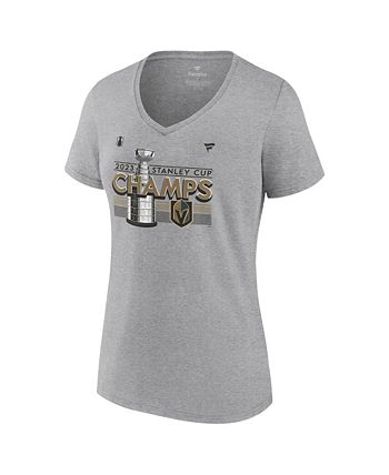 Toddler Fanatics Branded Heather Gray Vegas Golden Knights 2023 Stanley Cup Champions Locker Room T-Shirt