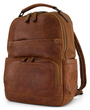 Frye logan sale backpack review