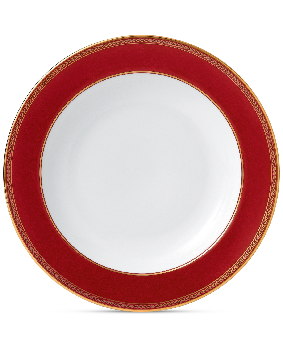 Wedgwood Renaissance Red Rim Soup Bowl In No Color