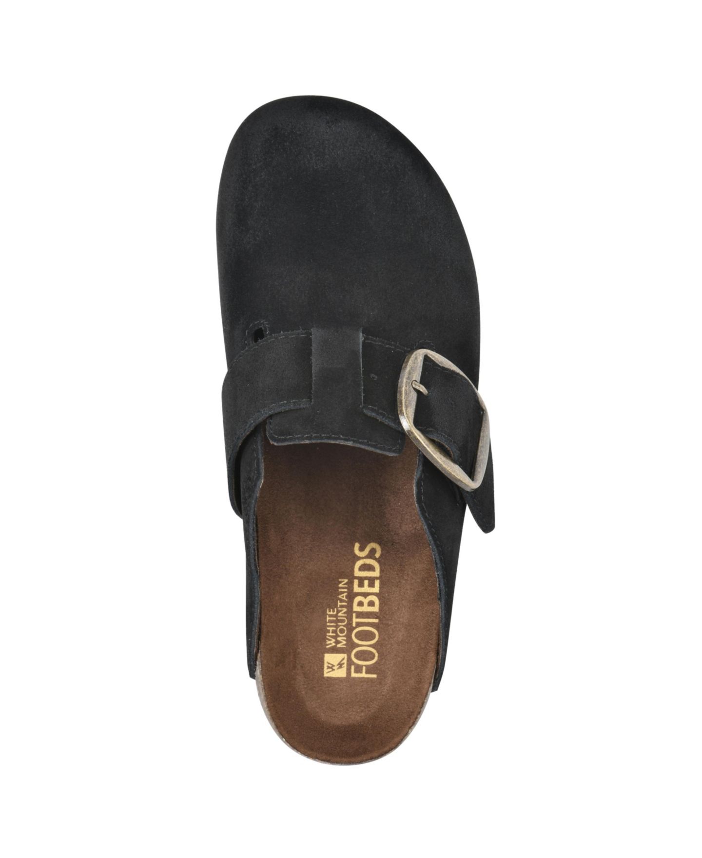 Женские сабо White Mountain Big Easy Slip On, цвет: Чёрный замшевый — фото 4