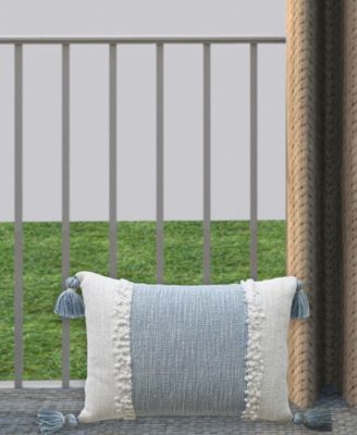 Linden Street Handloom Woven Textured Elegant Decorative Pillow, 14'' x 20''