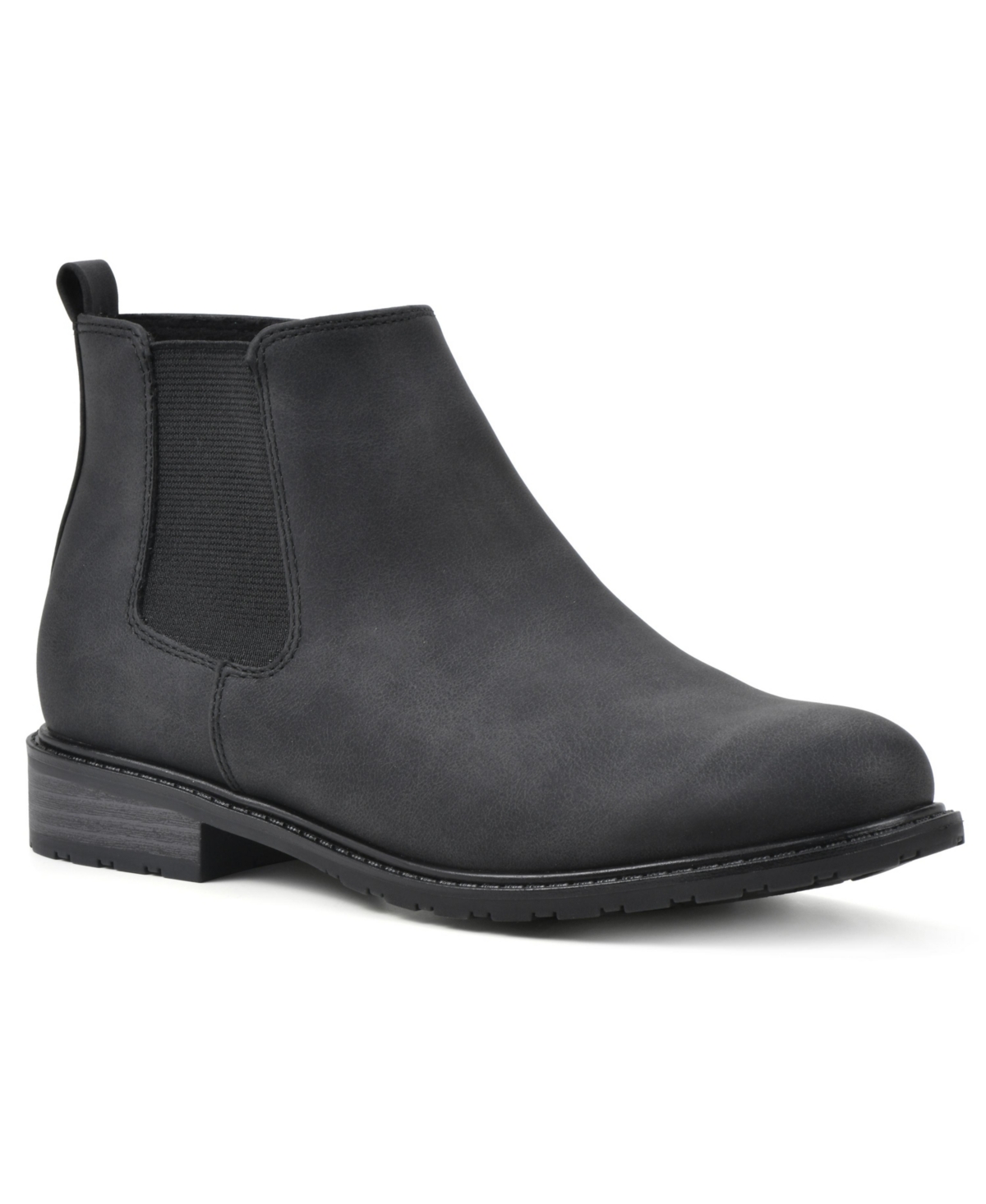 Women's Caching Ankle Booties - Black Smooth