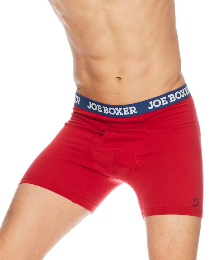 Joe Boxer Men's Americana Boxer Briefs, Pack of 4 Macy's