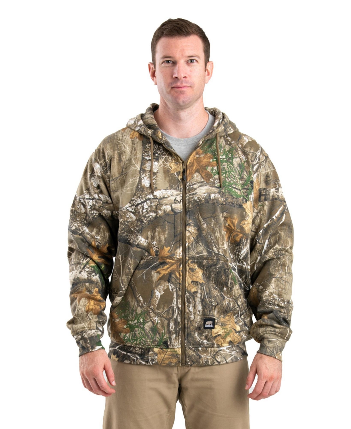 Men's Tall Heritage Thermal-Lined Full-Zip Hooded Sweatshirt - Realtree edge