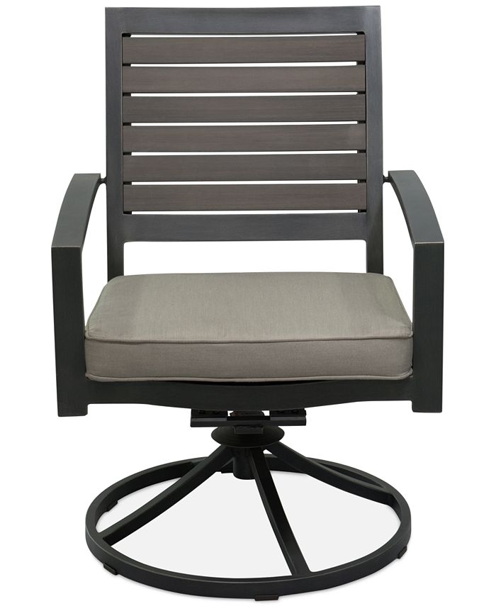 Furniture CLOSEOUT! Marlough Aluminum Outdoor Swivel Rocker Macy's