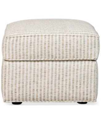 Jalia Fabric Chair Ottoman, Created for Macy's