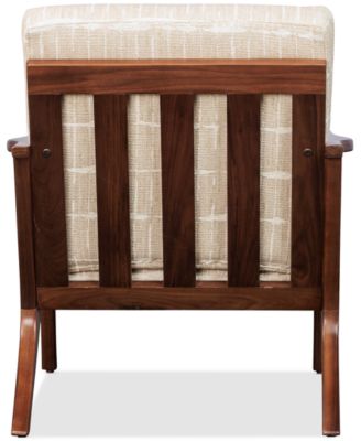 Swaxon Fabric Wood Chair, Created for Macy's