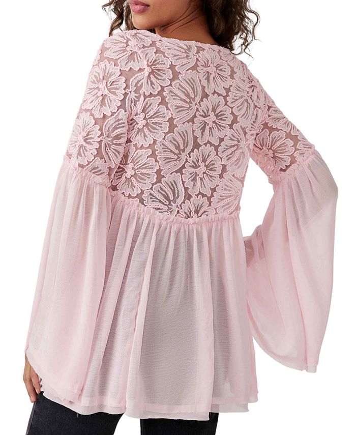 Free People Women's Magdalene Crochet Babydoll Tunic Macy's