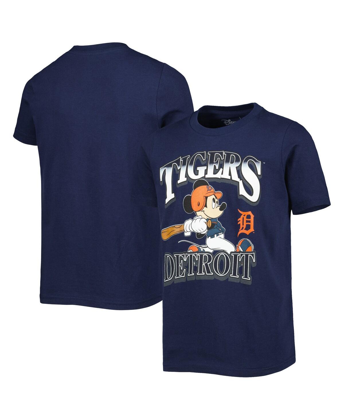 Shop Outerstuff Big Boys Navy Detroit Tigers Disney Game Day T-shirt