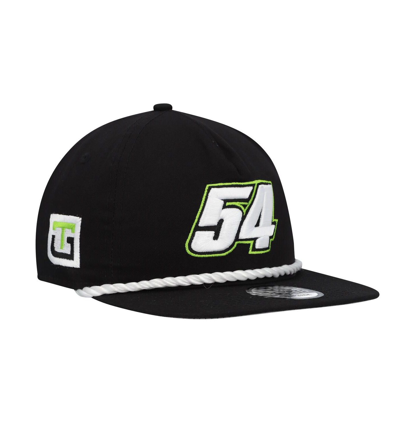 Мужская кепка New Era Black Ty Gibbs Golfer Snapback Hat — фото 1