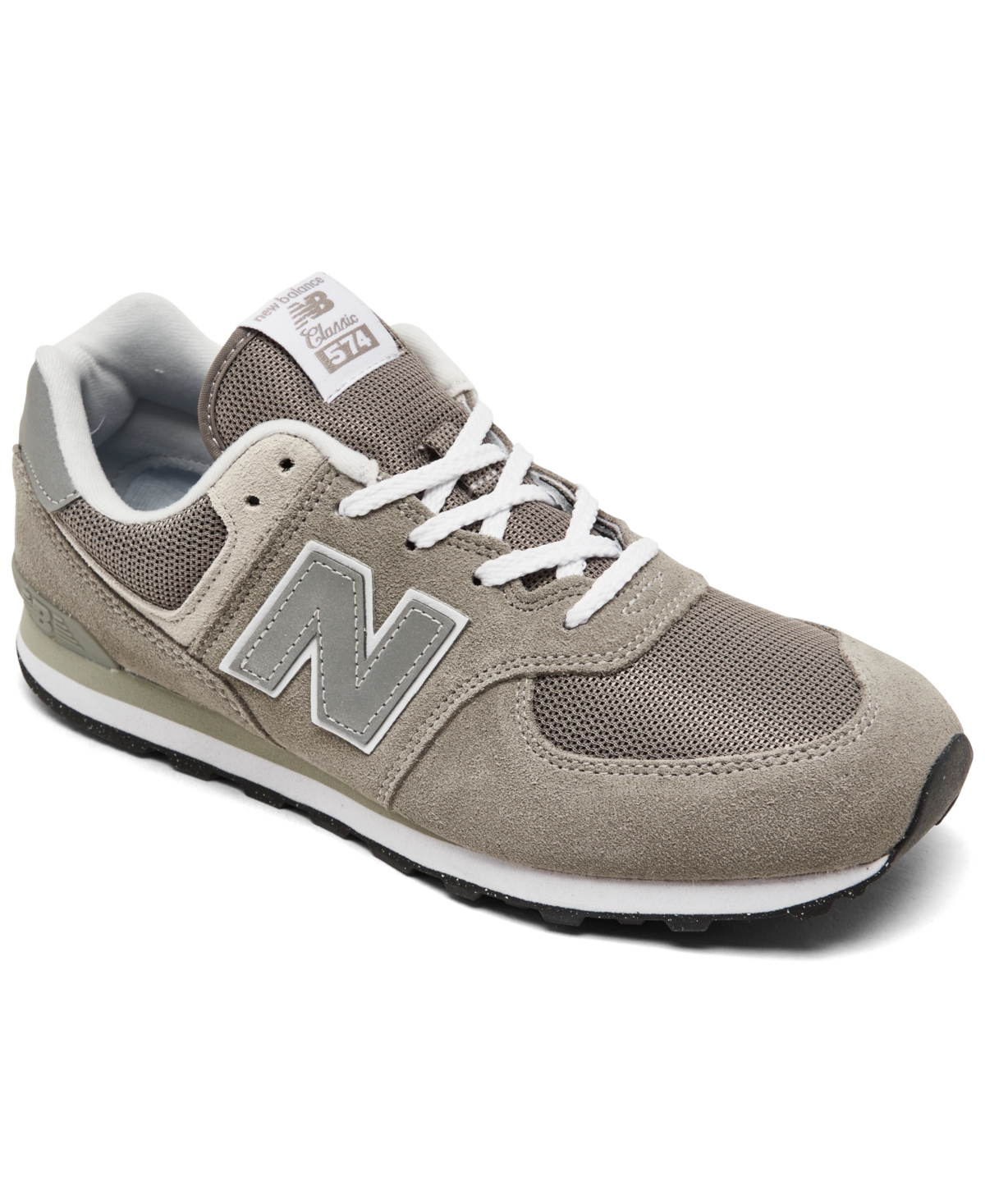 Shop New Balance Big Kids 574 Casual Sneakers From Finish Line In Gray