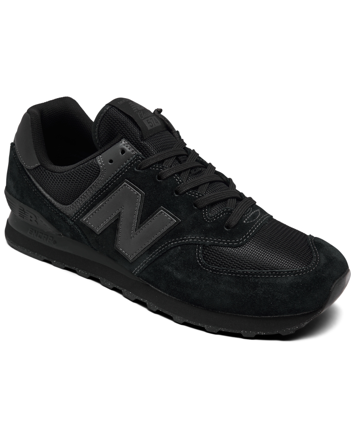 Men's 574 Casual Sneakers from Finish Line - Triple Black