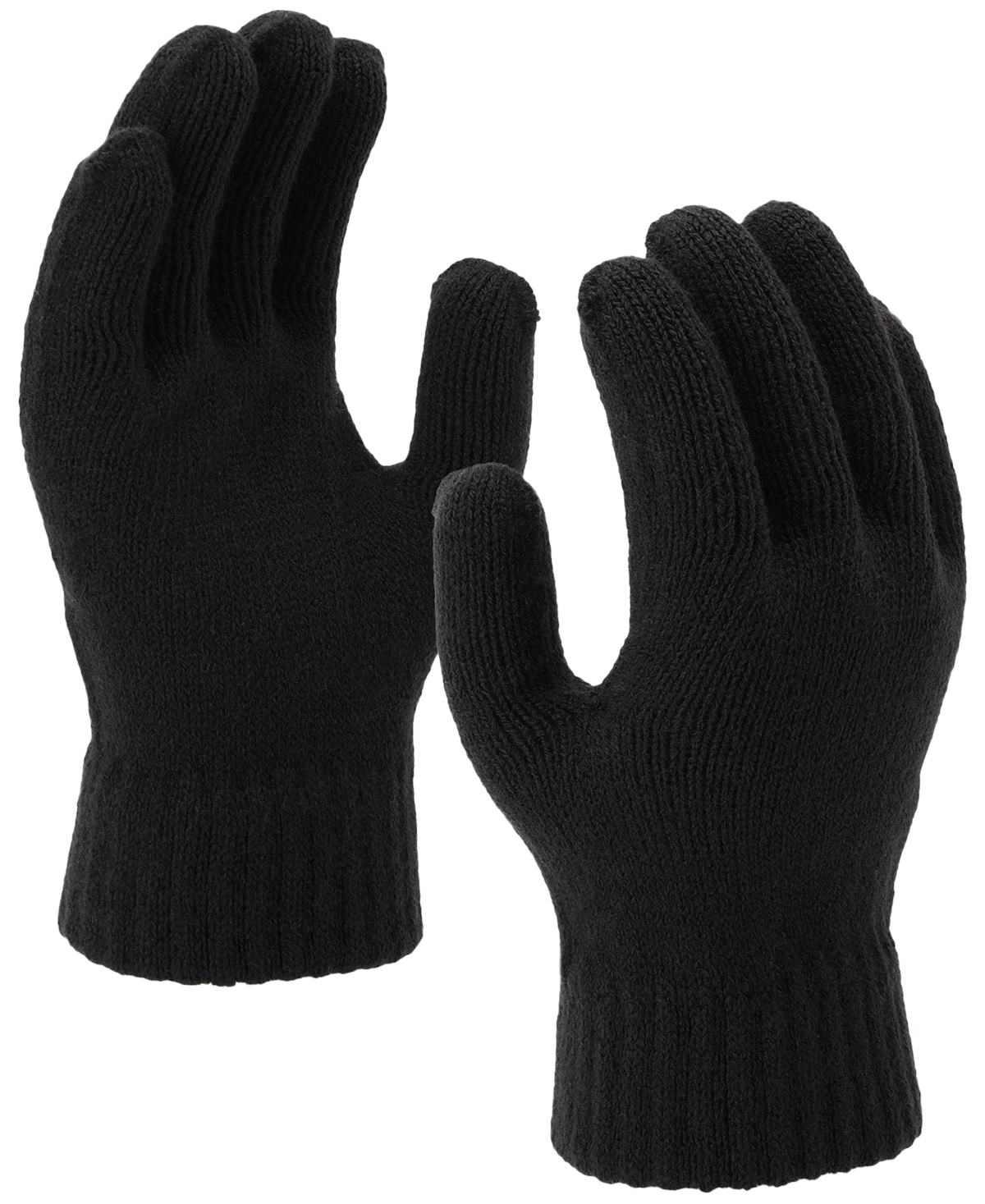 Shop Tommy Hilfiger Men's Embroidered Logo Beanie & Gloves Set In Black