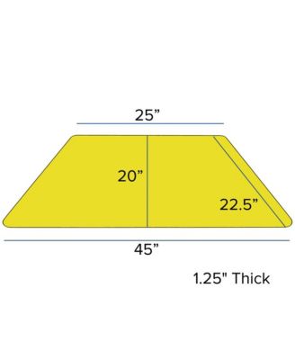 Mobile 22.5X45 Trapezoid Hp Laminate Adjustable Activity Table