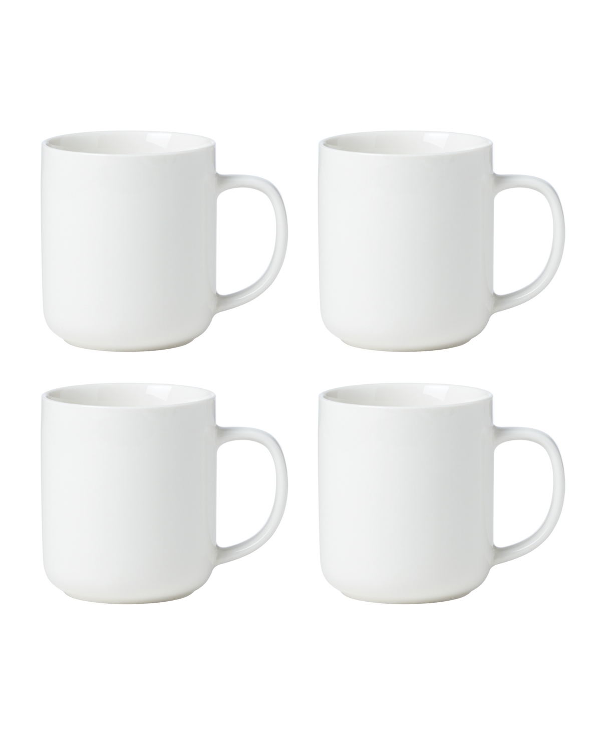 365 Collection 24/7 Mugs, Set of 4 - White