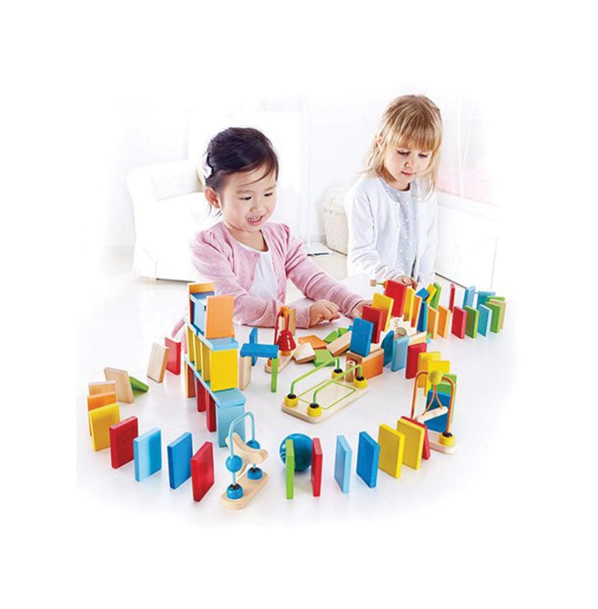 Hape Kids' Dynamo Dominoes Construction Set In Multicolored