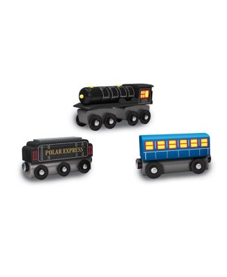 Wood Train Sets - The Polar Express 3 Piece Train Set