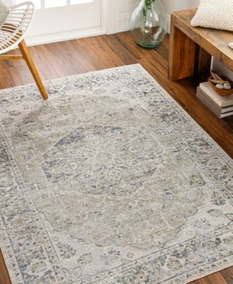 Lillian Machine Washable LLL2311 6'7" x 9' Area Rug