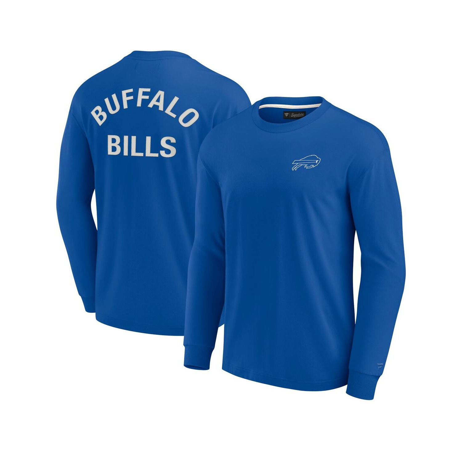 Men's and Women's Royal Buffalo Bills Super Soft Long Sleeve T-shirt
