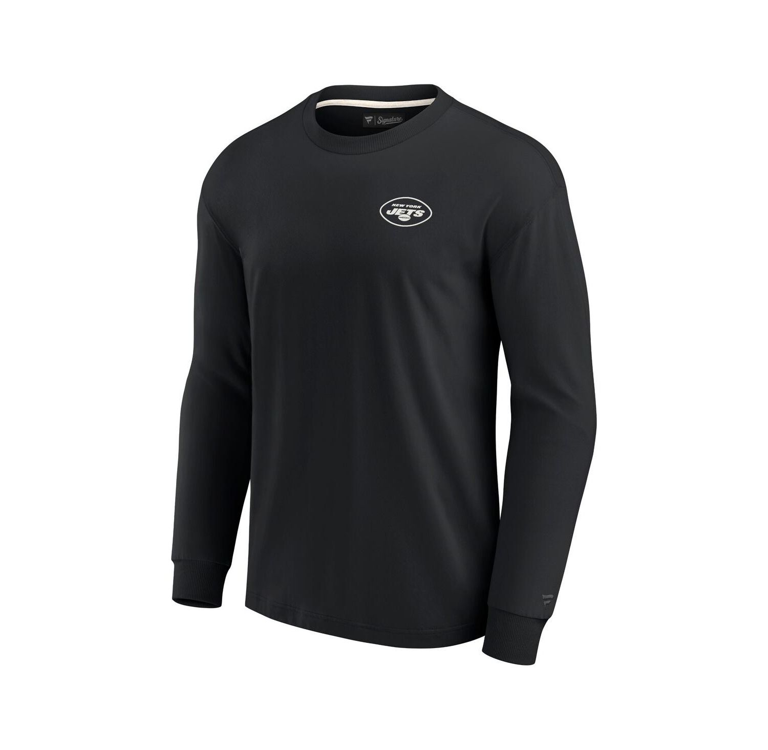 Men's and Women's Black New York Jets Super Soft Long Sleeve T-shirt