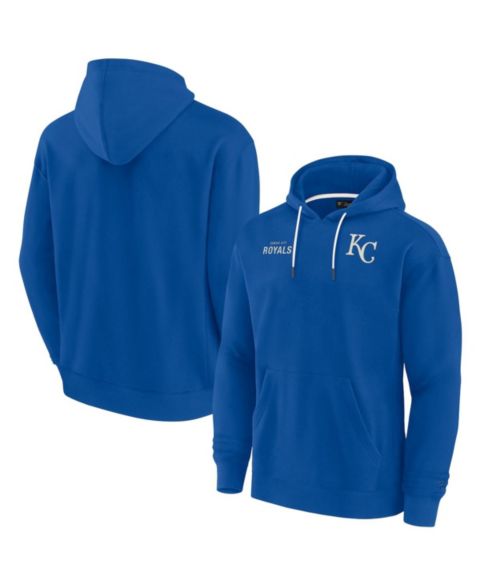 Худи Fanatics Signature Royal Kansas City Royals Super Soft Fleece Pullover