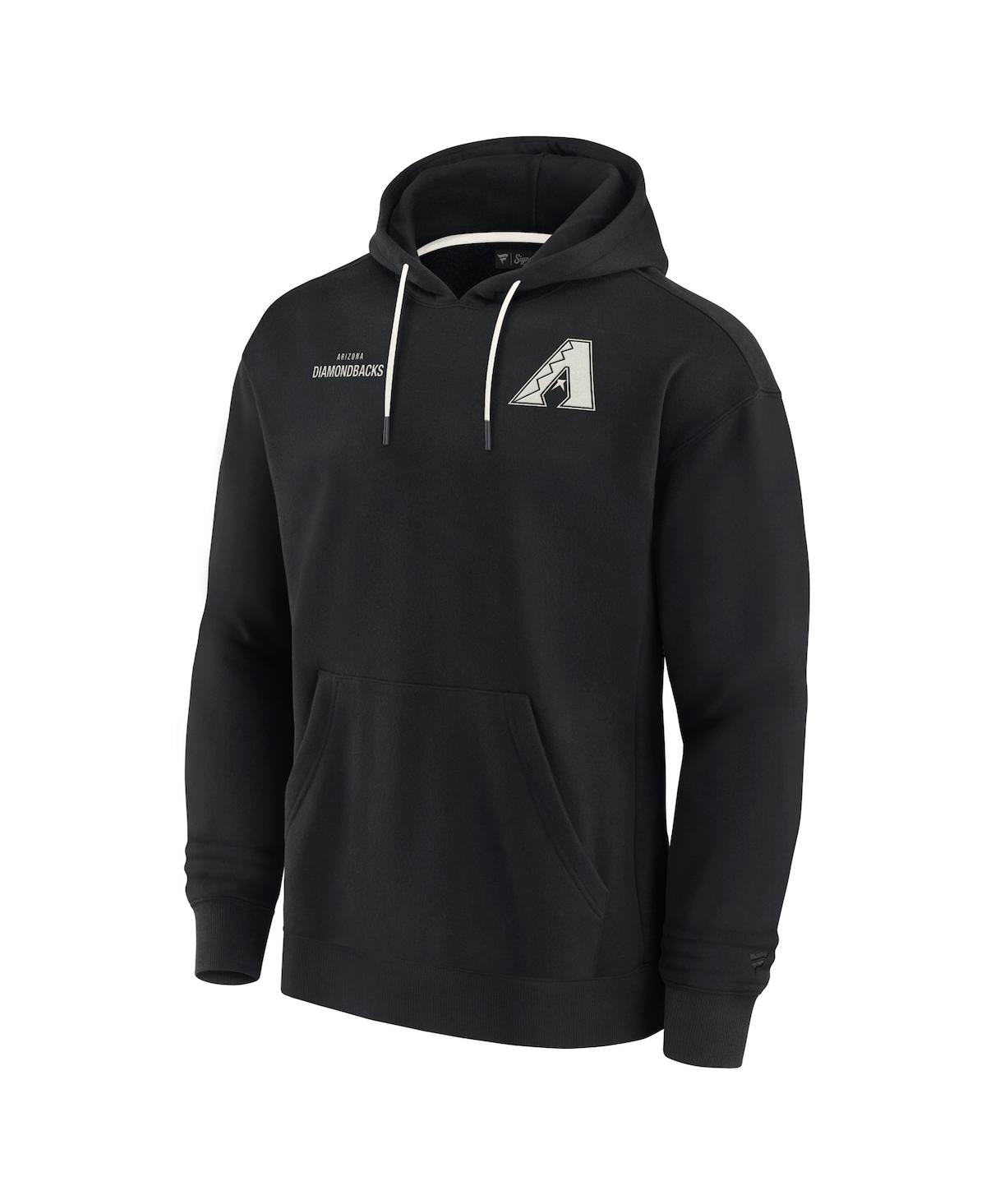 Fanatics Signature Men's And Women's  Black Florida State Seminoles Super Soft Fleece Pullover Hoodie In Black