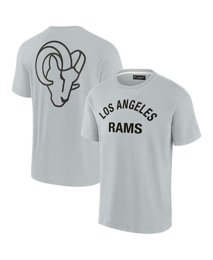 Fanatics Signature Men's and Women's Gray Los Angeles Rams Super Soft Short  Sleeve T-shirt - Macy's