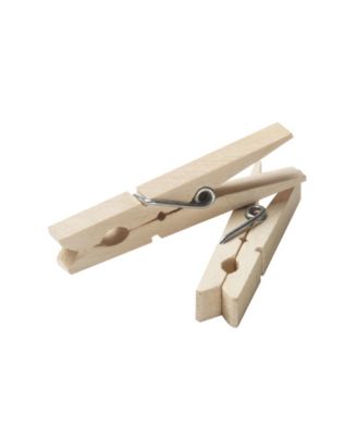 Household Essentials Clothespins Birch Set of 96