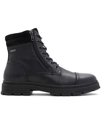 Aldo black new arrivals combat boots