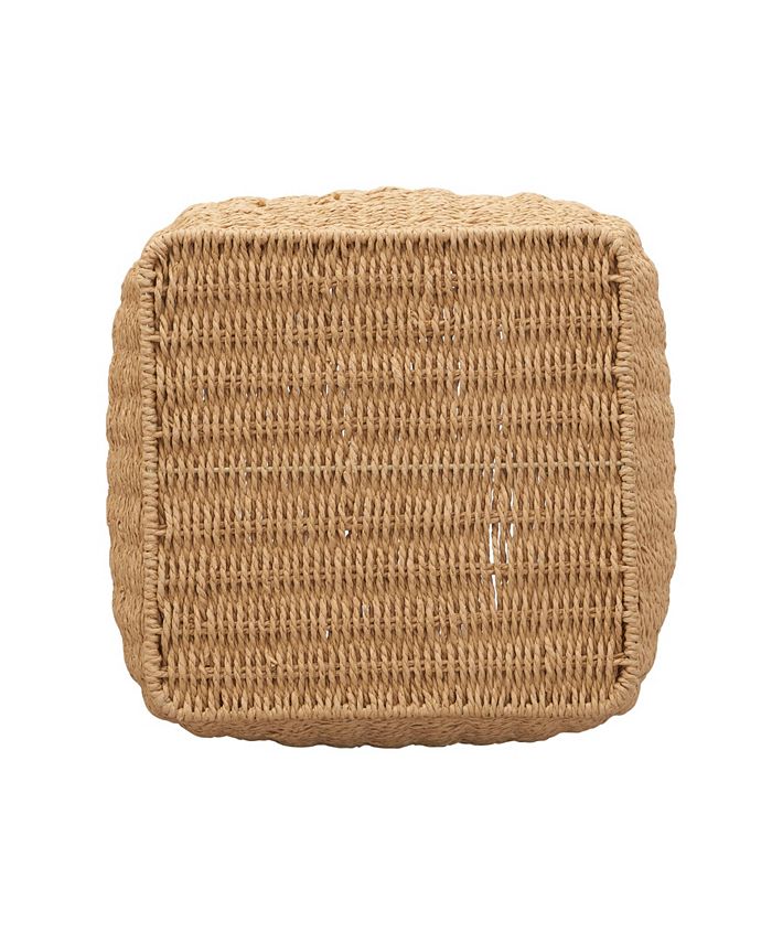 Household Essentials Handle Basket Paper Rope - Macy's