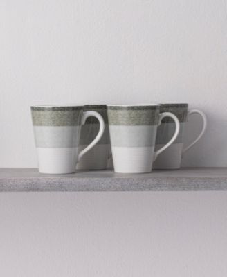 Colorscapes Layers 4 Piece Mug Set, 12 oz