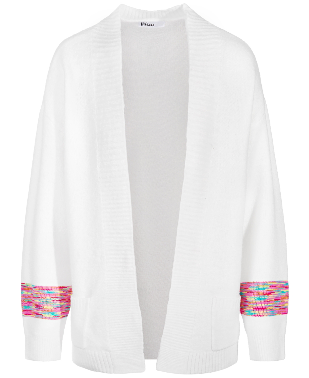 Epic Threads Toddler & Little Girls Long Cardigan, Created For Macy's In Angel White