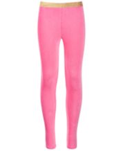 Jual Velvet Junior Legging Anak - Girls Legging Solid Pink - Pink