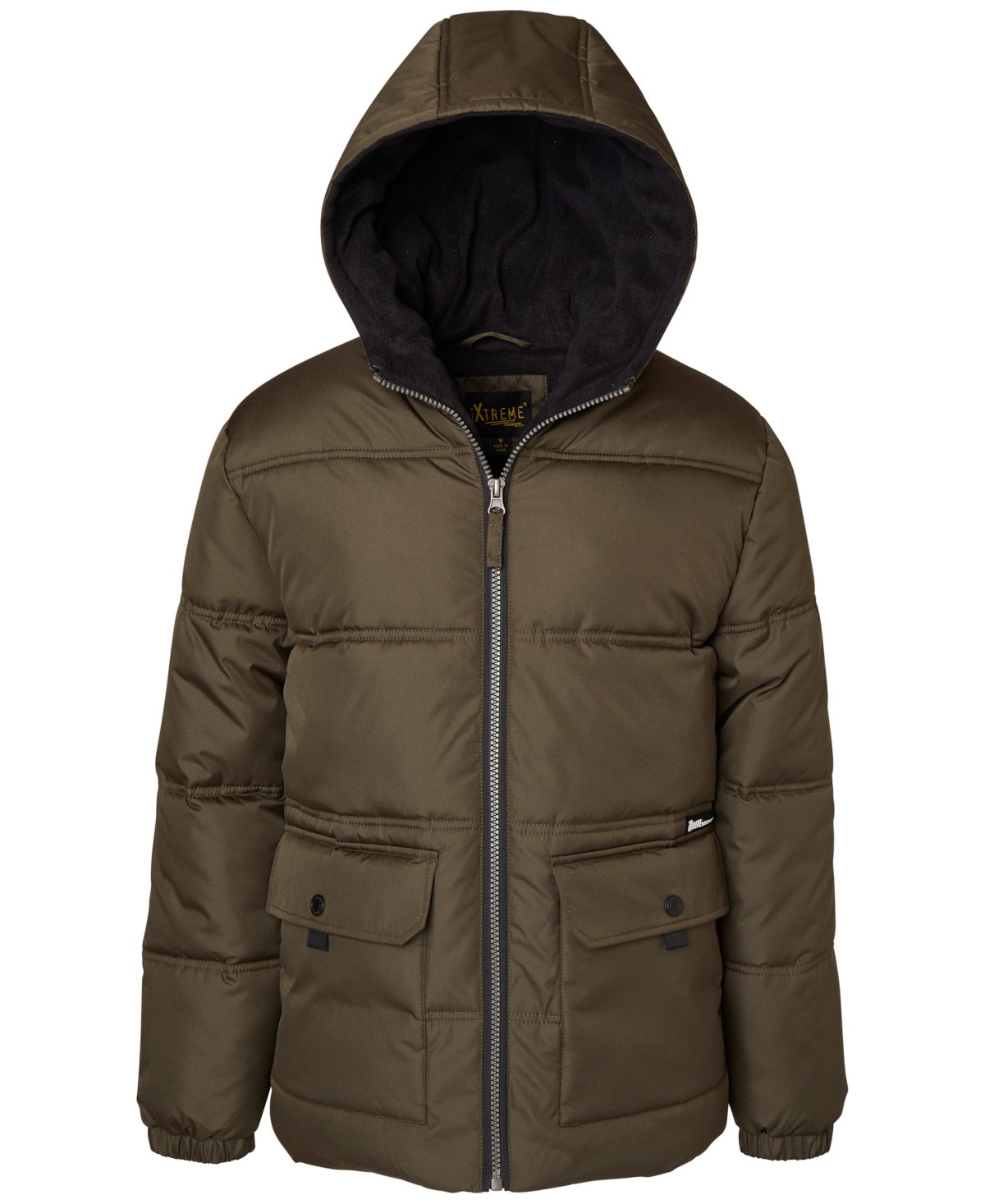 Wippette Big Boys Ixtreme Big Pocket Puffer Coat In Forest