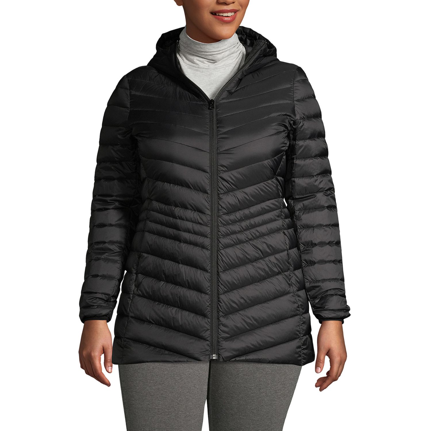 Plus Size Wanderweight Packable Down Long Jacket