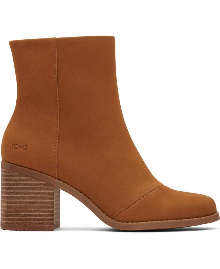 TOMS Women's Evelyn Stacked Block Heel Booties Macy's