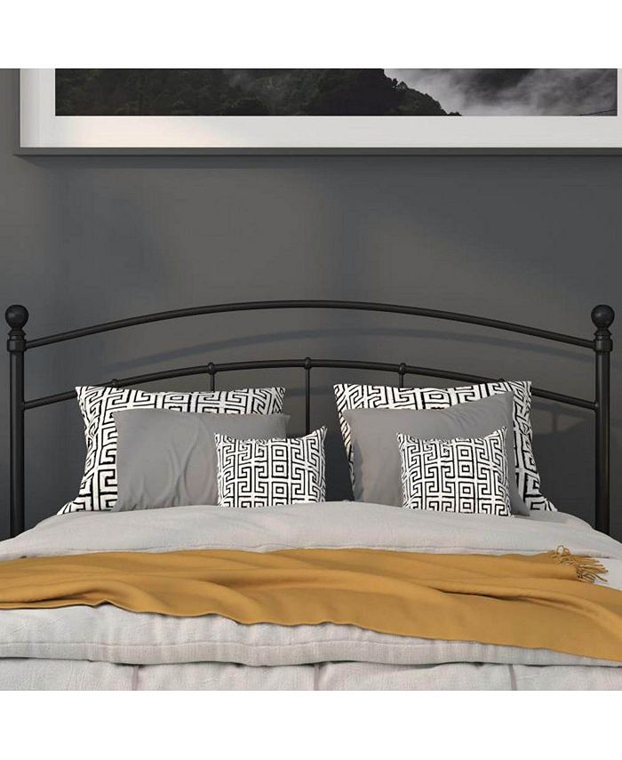 Offex Woodstock Decorative Black Metal Queen Size Headboard Macy's