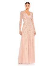 Peach dress macys top