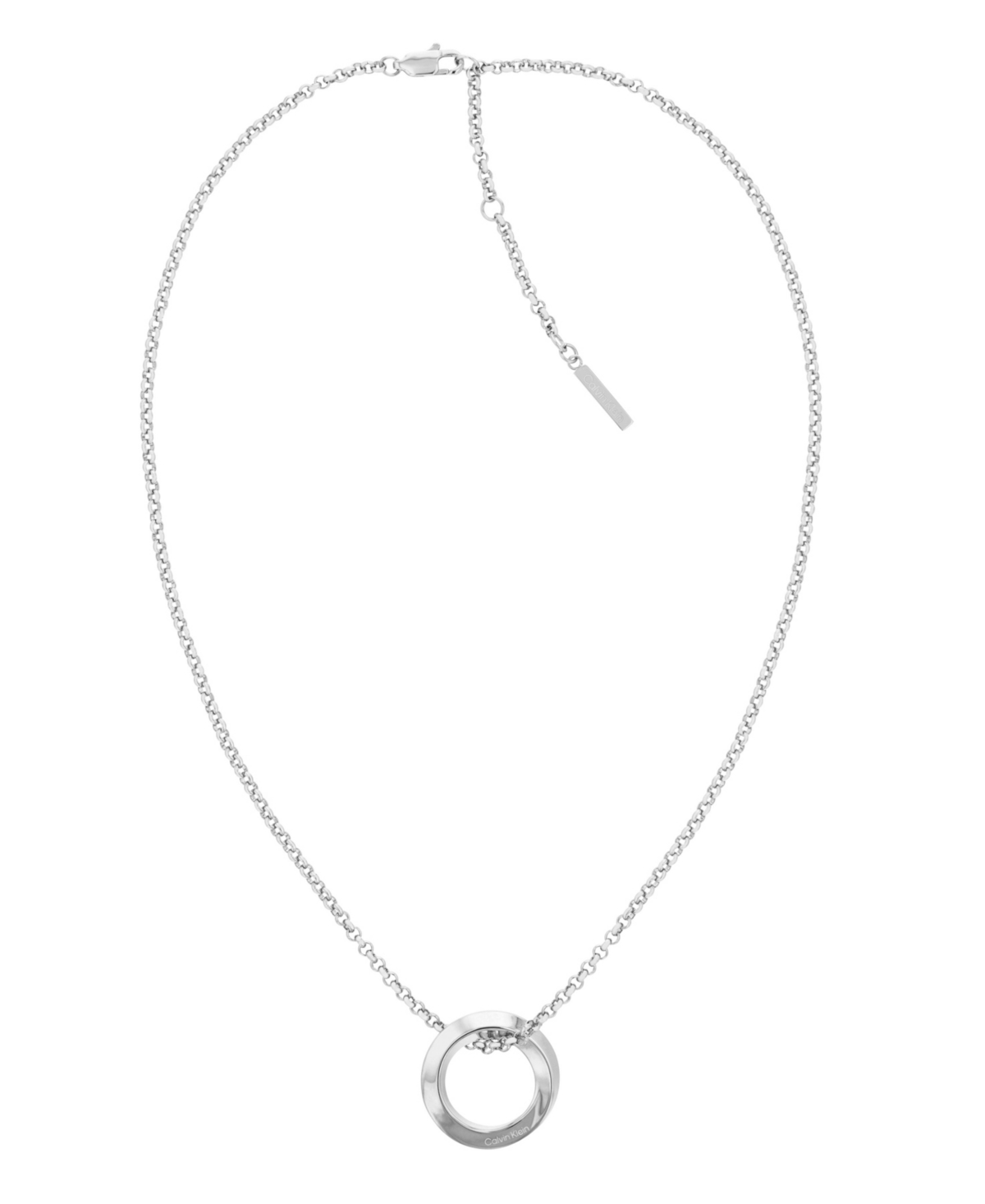 Women's Silver-Tone Stainless Steel Chain Necklace - Stainless Steel