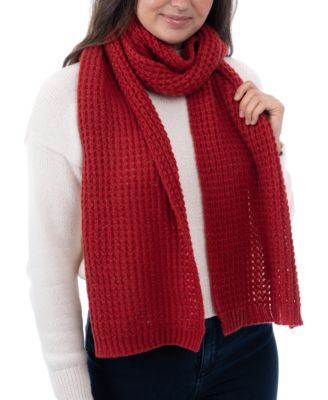 Style & Co - Women's Solid Waffle-Knit Scarf