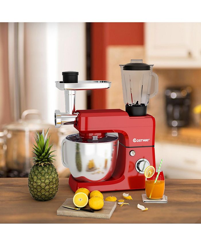 Costway 3 in 1 Multifunctional 800W Stand Mixer Meat Grinder Blender