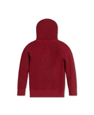 Baby Boys Long Sleeve Hooded Henley Sweater