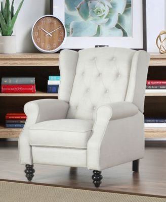 Sherry Fabric Pushback Recliner