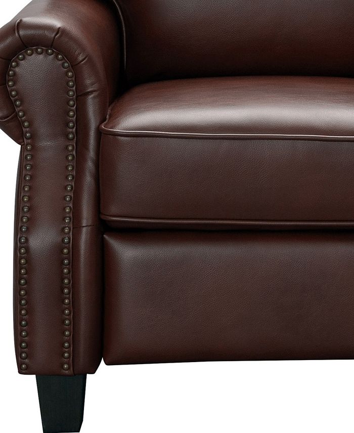 Abbyson Living Casey Leather Pushback Recliner - Macy's