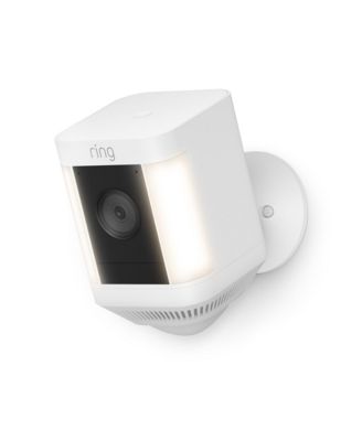 ring Spotlight Cam Plus Battery - White