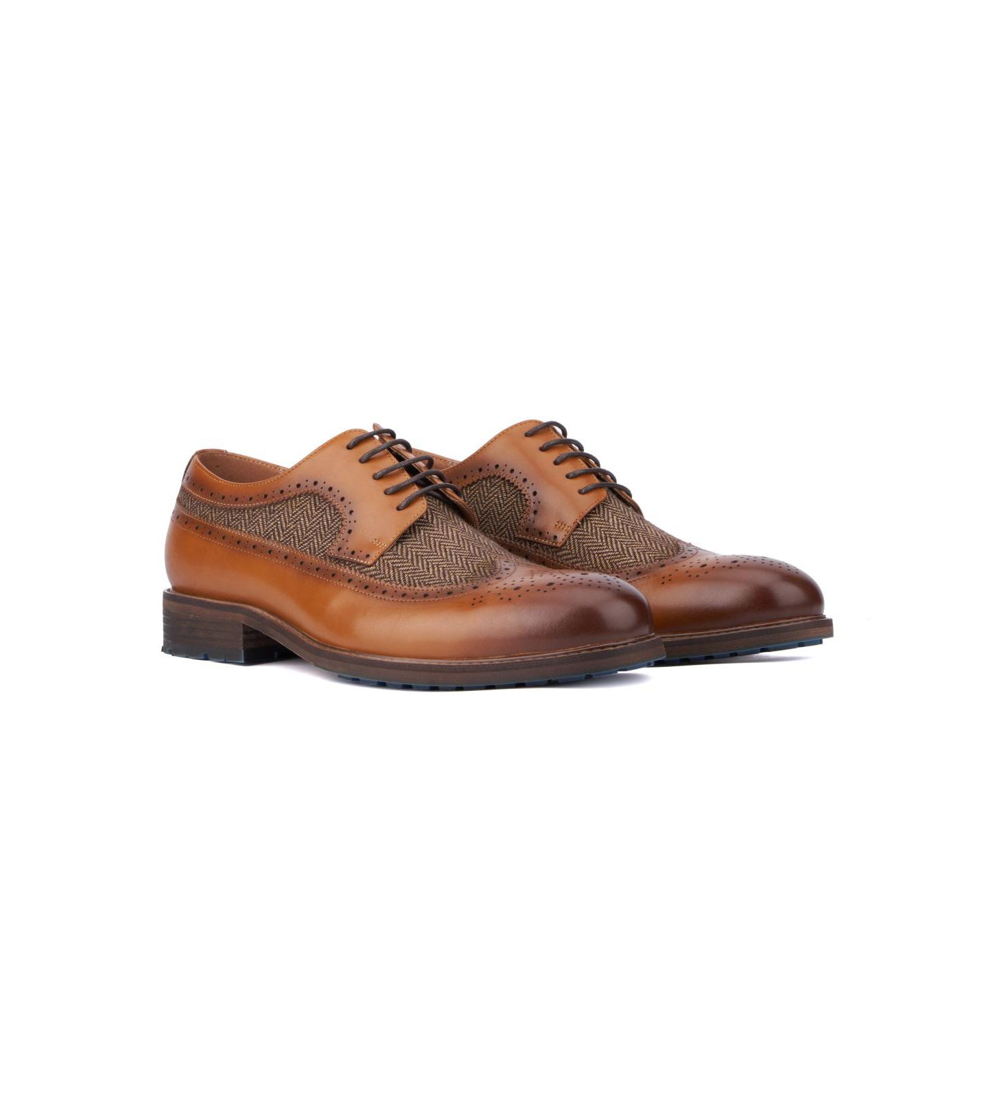 Мужские туфли Vintage Foundry Co Lace Up Cyril Oxfords, цвет: Коньячный — фото 8