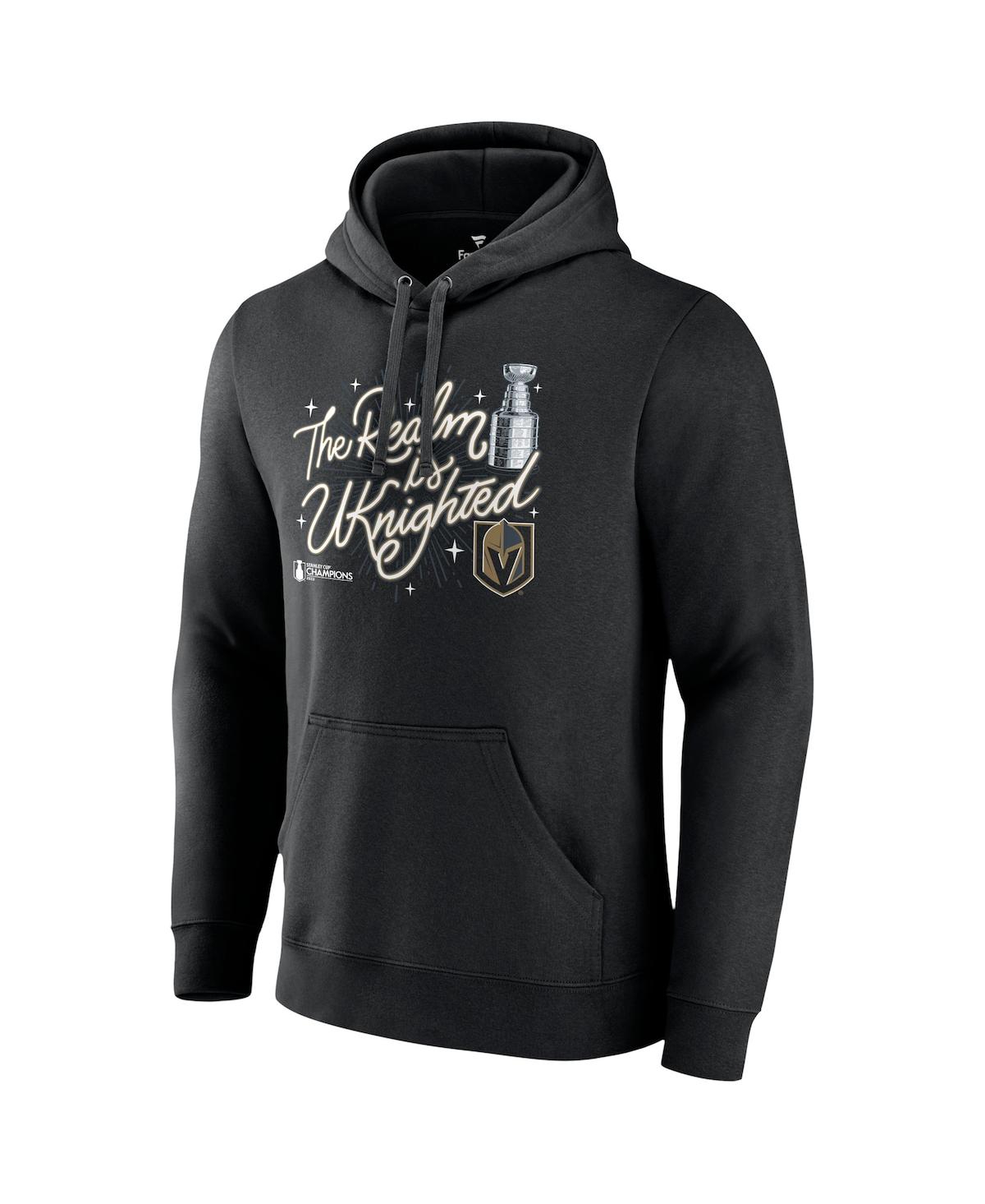 Men's FanaticsVegas Golden Knights 2023 Stanley Cup Champions Celebration Pullover Hoodie - Black