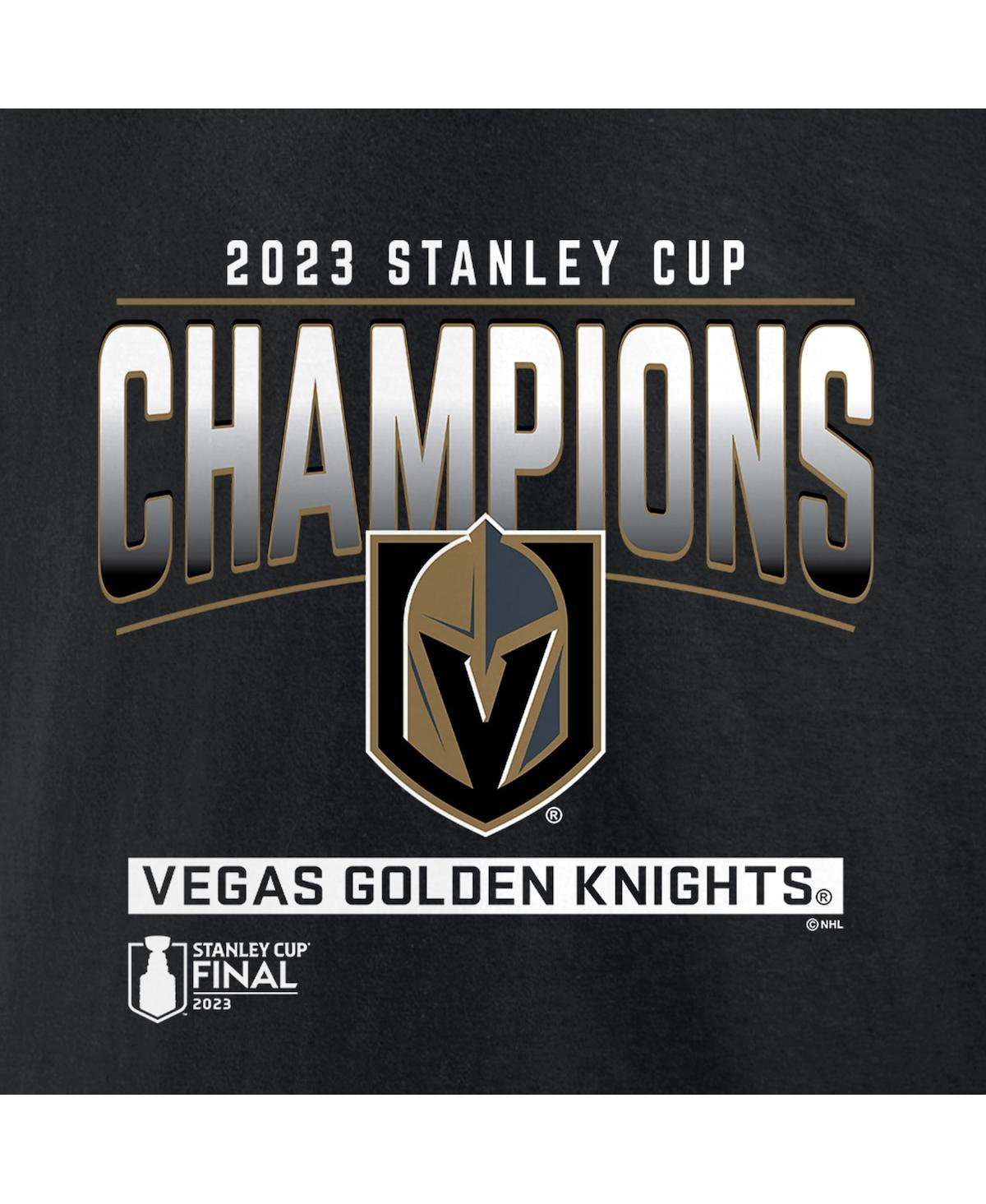 Fanatics Men's  Black Vegas Golden Knights 2023 Stanley Cup Champions Signature Roster T-shirt In Black